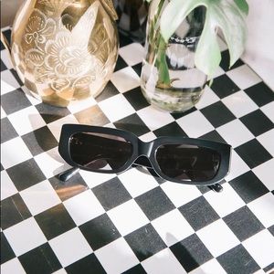 Crap Eyewear Paradise Machine Black Square Sunglasses